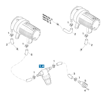 KÄRCHER Professional Ersatzteile Hochdruckreiniger Kaltwasser HD 2000 SUPER   EU 1.068-111.0 Wasseranschluss