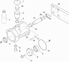 KÄRCHER Professional Ersatzteile Hochdruckreiniger Heisswasser HDS 801 B 1.210-102.0 Antrieb