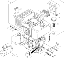 KÄRCHER Professional Ersatzteile Hochdruckreiniger Heisswasser HDS 1000 DE     EU 1.811-936.0 Motor
