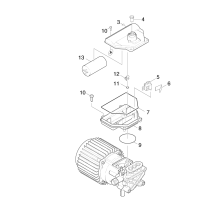 KÄRCHER Professional Ersatzteile Hochdruckreiniger Heisswasser HDS 450 CI    EU 1.289-101.0 E-TEIL MOTOR