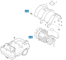 KÄRCHER Professional Ersatzteile Hochdruckreiniger Heisswasser HDS 551 C       EU 1.169-101.0 Halterung Motor