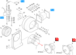 KÄRCHER Professional Ersatzteile Hochdruckreiniger Heisswasser HDS 1290 ST 1.699-901.0 Geblaese