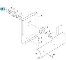 KÄRCHER Professional Ersatzteile Hochdruckreiniger Heisswasser HDS 801 B       EU 1.210-900.0 Geblaese