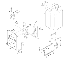 KÄRCHER Professional Ersatzteile Hochdruckreiniger Heisswasser HDS 700 B 1.077-112.0 Brennstoffsystem