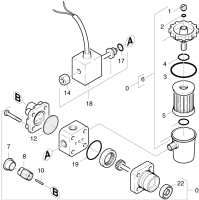 KÄRCHER Professional Ersatzteile Hochdruckreiniger Heisswasser HDS 1000 De CEMO 1.811-948.0 Brennstoffpumpe
