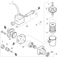 KÄRCHER Professional Ersatzteile Hochdruckreiniger Heisswasser HDS 1290 ST 1.699-901.0 Brennstoffpumpe