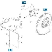 KÄRCHER Professional Ersatzteile Hochdruckreiniger Heisswasser HDS 450 CI    EU 1.289-101.0 Leitung Brennstoff