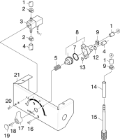 KÄRCHER Professional Ersatzteile Hochdruckreiniger Heisswasser HDS 1200 BE 1.812-112.0 Ventil Chemie
