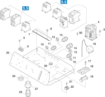 KÄRCHER Professional Ersatzteile Hochdruckreiniger Heisswasser HDS 801 E - 24 KW 1.030-111.0 Unterteil