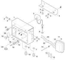 KÄRCHER Professional Ersatzteile Hochdruckreiniger Heisswasser HDS 1000 BE     EU 1.811-933.0 E-Geraeteschrank