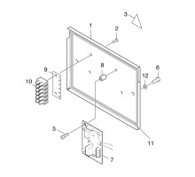 KÄRCHER Professional Ersatzteile Hochdruckreiniger Heisswasser HDS 1000 De CEMO 1.811-948.0 E-Geraeteschrank Rueckseite