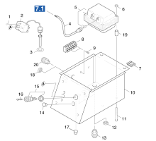 KÄRCHER Professional Ersatzteile Hochdruckreiniger Heisswasser HDS 801 B 1.210-102.0 E-Geraeteschrank
