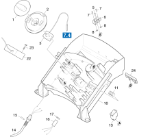 KÄRCHER Professional Ersatzteile Hochdruckreiniger Heisswasser HDS 501 C -MS EU 1.272-109.0 E-Geraeteschrank