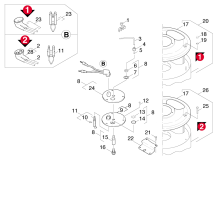 KÄRCHER Professional Ersatzteile Hochdruckreiniger Heisswasser HDS 500 CI      EU 1.890-401.0 Brennerdeckel