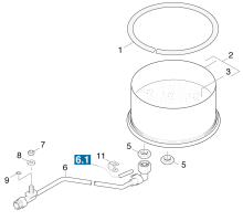 KÄRCHER Professional Ersatzteile Hochdruckreiniger Heisswasser FT 1000 TS      EU 1.027-311.0 Brennerboden