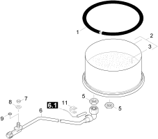 KÄRCHER Professional Ersatzteile Hochdruckreiniger Heisswasser WMTEC HD 700 1.025-352.0 Brennerboden