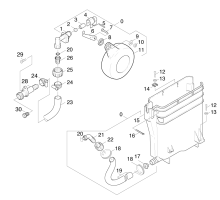 KÄRCHER Professional Ersatzteile Hochdruckreiniger Heisswasser HDS 557 CI      EU 1.852-421.0 Schwimmerkasten