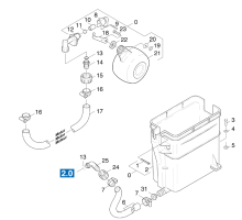 KÄRCHER Professional Ersatzteile Hochdruckreiniger Heisswasser HDS 1000 W 1.718-934.0 Schwimmerkasten