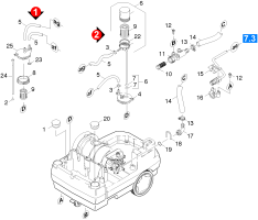 KÄRCHER Professional Ersatzteile Hochdruckreiniger Heisswasser HDS 501 C -MS EU 1.272-109.0 Leitungssystem
