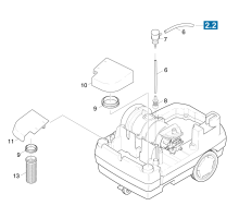 KÄRCHER Professional Ersatzteile Hochdruckreiniger Heisswasser HDS 501 C -MS EU 1.272-109.0 Chemie