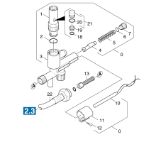 KÄRCHER Professional Ersatzteile Hochdruckreiniger Heisswasser HDS 2000 SUPER EU 1.071-261.0 Sicherheitsblock