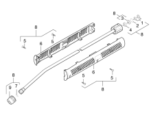 KÄRCHER Professional Ersatzteile Hochdruckreiniger Heisswasser HDS 700 B 1.077-112.0 Strahlrohr