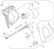 KÄRCHER Professional Ersatzteile Hochdruckreiniger Heisswasser 2700 SUPER      EU 1.025-882.0 Handspritzpistole