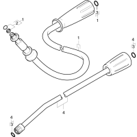 KÄRCHER Professional Ersatzteile Hochdruckreiniger Heisswasser HDS 501 C       EU 1.272-101.0 Strahlrohr
