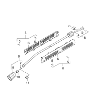KÄRCHER Professional Ersatzteile Hochdruckreiniger Heisswasser HDS 551 C       EU 1.169-101.0 Strahlrohr