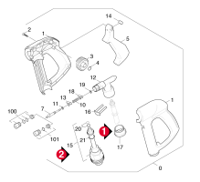 KÄRCHER Professional Ersatzteile Hochdruckreiniger Heisswasser HDS 558 C       EU 1.170-101.0 Handspritzpistole