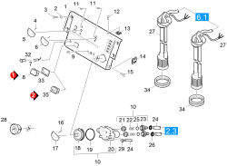 KÄRCHER Professional Ersatzteile Hochdruckreiniger Heisswasser HDS 2000 SUPER EU 1.071-261.0 Instrumententafel