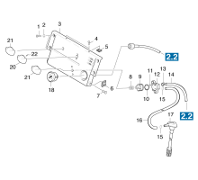 KÄRCHER Professional Ersatzteile Hochdruckreiniger Heisswasser HDS 745 1.026-344.0 Instrumententafel