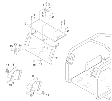 KÄRCHER Professional Ersatzteile Hochdruckreiniger Heisswasser HDS 801 B 1.210-102.0 Instrumententafel