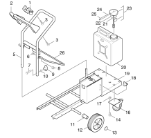KÄRCHER Professional Ersatzteile Hochdruckreiniger Kaltwasser HD 1000 SI  EU 1.924-111.0 Grundrahmen