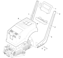 KÄRCHER Professional Ersatzteile Hochdruckreiniger Kaltwasser HD 890 S +DF  EU 1.808-501.0 Haube
