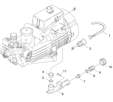 KÄRCHER Professional Ersatzteile Hochdruckreiniger Kaltwasser HD 855          EU 1.979-121.0 Kabel