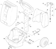 KÄRCHER Professional Ersatzteile Hochdruckreiniger Kaltwasser HD 1290 S       EU 1.112-261.0 Einzelteile