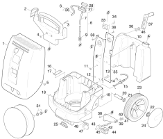 KÄRCHER Professional Ersatzteile Hochdruckreiniger Kaltwasser HD 1090 SX      EU 1.951-922.0 Einzelteile