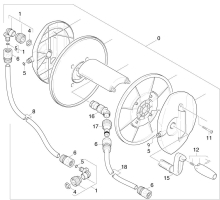 KÄRCHER Ersatzteile Hochdruckreiniger K 6.70MS-PL-WB *EUR 1.138-201.0-A Schlauchtrommel