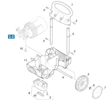 KÄRCHER Ersatzteile Hochdruckreiniger K 750MX-WB *EU 1.275-101.0-A Unterteil