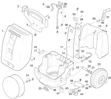 KÄRCHER Professional Ersatzteile Hochdruckreiniger Kaltwasser HD 1294 SX-PLUSEU-II 1.112-855.0 Einzelteile