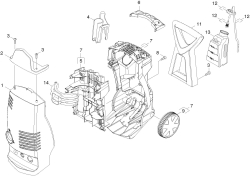 KÄRCHER Ersatzteile Hochdruckreiniger K 4.98MD-PLUS *EU 1.423-401.0-A Gehaeuse