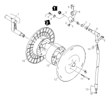 KÄRCHER Professional Ersatzteile Hochdruckreiniger Kaltwasser ABS Schlauchtrommel TR 2.110-008.0 Schlauchtrommel