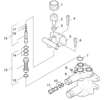 KÄRCHER Professional Ersatzteile Hochdruckreiniger Kaltwasser HD 585          EU 1.974-120.0 Zylinderkopf