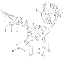 KÄRCHER Professional Ersatzteile Hochdruckreiniger Kaltwasser HD 1000 SI  EU 1.924-111.0 Zylinderkopf