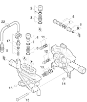 KÄRCHER Professional Ersatzteile Hochdruckreiniger Kaltwasser C 1200 1.118-900.0 Zylinderkopf