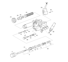 KÄRCHER Professional Ersatzteile Hochdruckreiniger Kaltwasser HD 895 SX PLUS  EU 1.086-912.0 Zylinderkopf