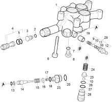 KÄRCHER Professional Ersatzteile Hochdruckreiniger Kaltwasser HD 690 PLUS     EU 1.151-311.0 Zylinderkopf