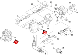 KÄRCHER Ersatzteile Hochdruckreiniger K 2.00 PLUS *EU 1.241-130.0-A Steuergehaeuse