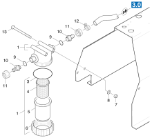 KÄRCHER Professional Ersatzteile Hochdruckreiniger Kaltwasser HD 16/15 PLUSEU-II 1.367-102.0 Wasserfilter